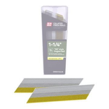 Finish Nail 15ga 1-1/4" Galv 1m