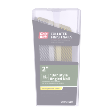 2 in. x 15-Gauge Electrogalvanized DA-Style Finish Nails 4000 per Box