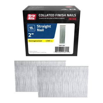 Brad Nail 16ga 2" Galv 2.5m