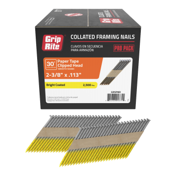 Gun Nail 8d Brt Vc 30deg 2-3/8"
