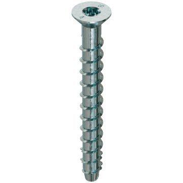 Image of Simpson Strong-Tie THD37400CS Titen HD® 3/8 in. x 4 in. Zinc-Plated Countersunk Head Heavy-Duty Screw Anchor (50-Qty) (Pack of 4)