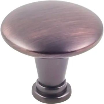 1-1/4" Diameter KasaWare Mushroom Knob Brushed Oil Rubbed Bronze 10-Pack