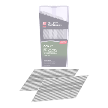 2-1/2" 15GA Stainless Steel “DA” Style Angled Finish Nails 1000 Pack