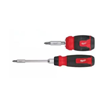 14-in-1 Ratcheting Multi-Bit Screwdriver and 8-in-1 Compact Multi-Bit Screwdriver (2-Pack) Milwaukee