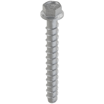 Image of Simpson Strong-Tie THDB62600HMG Titen HD® 5/8 in. x 6 in. Mechanically Galvanized Heavy-Duty Screw Anchor (10-Qty)