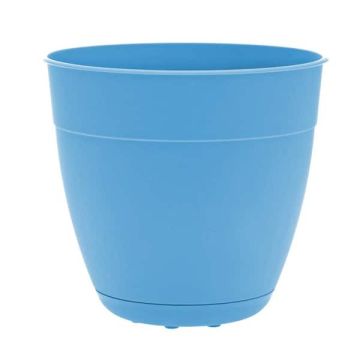 12" Blue Dayton 100% Recycled Plastic Planter