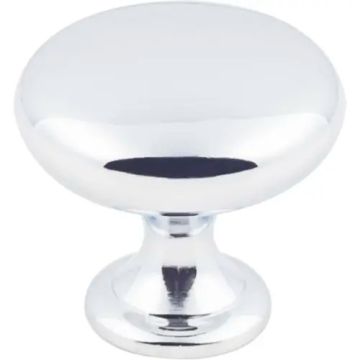 KasaWare 1-3/16" Diameter Mushroom Drawer Knob Polished Chrome 10-Pack