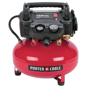 Porter Cable 6-Gallon Oil-Free Pancake Compressor