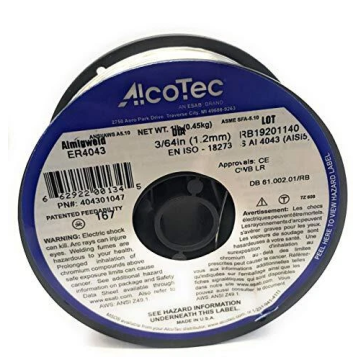 ALCOTEC Aluminum Welding Wire Spool size (.046" x 2 lb.)