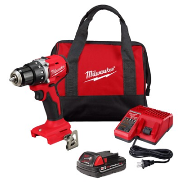 Milwaukee 1/2" M18 Compact Brushless Drill/Driver Kit