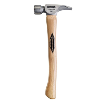 Stiletto 14 oz Titanium 18" Smooth Face Hickory Hammer