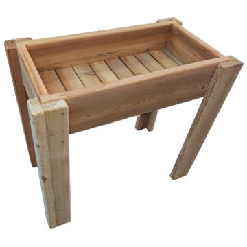 House made Stand Up 18" X 36" Cedar Garden Box 