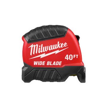Milw 40' Wide Bld Tape Measure