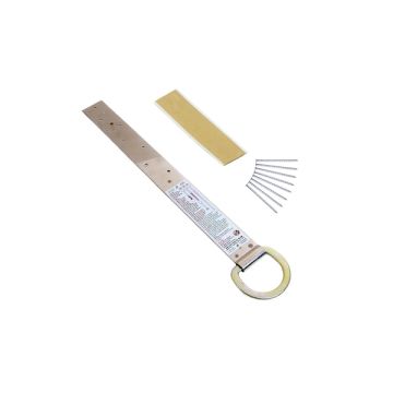 Roof Anchor RS-20 20ga. 430sst w/Stamped Dacromet D-ring. Single Hole Size 