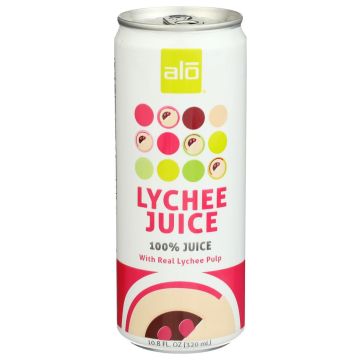 Alo - Lychee with Pulp Juice Drink - 10.8 fl oz