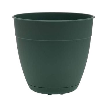 12" Green 100% Recycled Plastic Planter