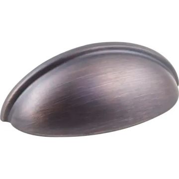 3" Center-to-Center KasaWare Cup/Bin Drawer Pull Brushed Oil Rubbed Bronze