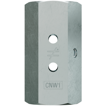 Image of Simpson Strong-Tie CNW1 CNW 1 in. Coupler Nut with Witness® Hole (Pack of 75)