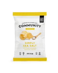 Cmnty Sea Salt Chips 2 Oz