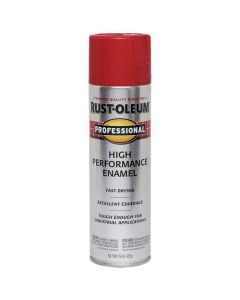 15 Oz Rust-Oleum 7564838 Safety Red Professional High Performance Enamel Spray Paint