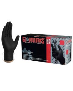 100pk Gw Hd Nitrile Xlrg Blk