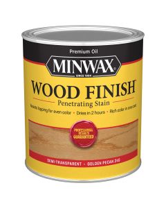 1 Qt Minwax 70041 Golden Pecan Wood Finish Oil-Based Wood Stain