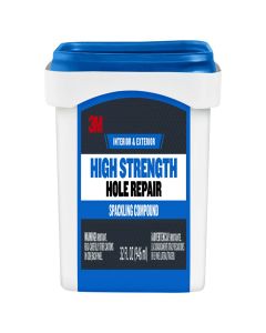 32 Oz. 3M CC-32-DT White High Strength Hole Repair Color Changing Spackling Compound