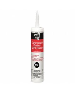 9.8 Oz Dap 08658 Clear Commercial Kitchen 100% Silicone Sealant