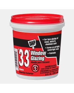 1/2 Pt Dap 12120 White #33 Glazing Glazing Compound