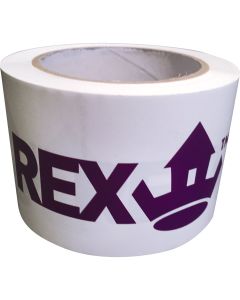 REX 3 In. x 165 Ft. White  Seaming Tape