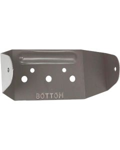 2"X3" Alum Downspout Clip Wht