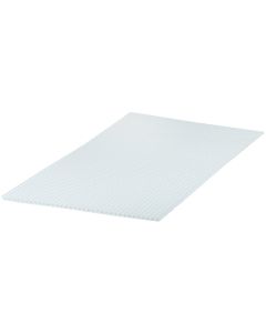 Plaskolite 2 Ft. x 4 Ft. x 1/2 In. Egg Crate White Styrene Light Panel