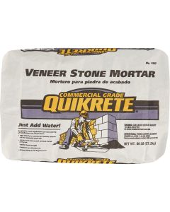 Quikrete 60 Lb. Gray Type S Veneer Stone Mortar Mix