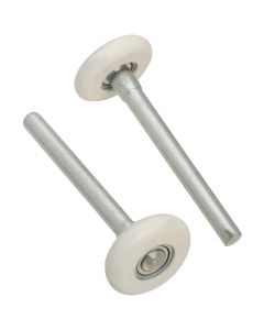 Prime-Line 1-7/8 In. Plastic & Steel Ball Bearing Convex Wheel Garage Door Roller