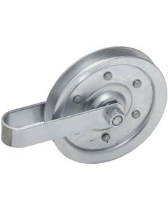 Prime-Line 4 In. Pulley w/Strap and Axle Bolt