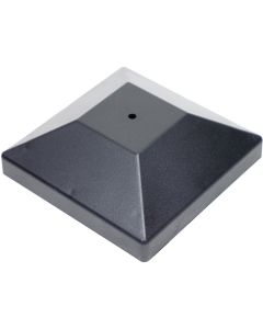 Outdoor Accents Decorative Black Post Cap for 4x4 Post