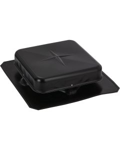 Airhawk 50 In. Black Aluminum Square Roof Vent