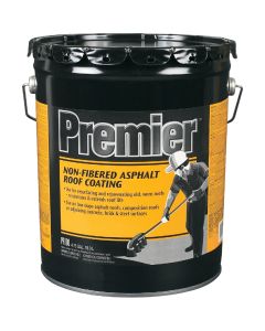 Premier 5 Gal. Non-Fibered Asphalt Roof Coating