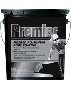 Premier 5 Gal. Fibered Aluminum Roof Coating