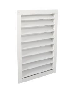 Air Vent 12" x 18" Rectangular White Gable Attic Vent