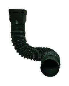 Spectra Metals Ground Spout 22 In. to 48 In. Green K-Style Polypropylene Downspout Extender