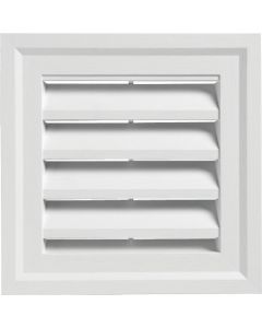 Ply Gem 14" x 14" Square White Gable Attic Vent