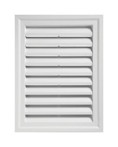 Ply Gem 18" x 24" Rectangular White Gable Attic Vent