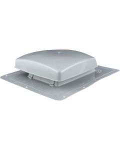 NorWesco 50 Sq. In. UV Resistant Polyethylene Roof Vent, Gray