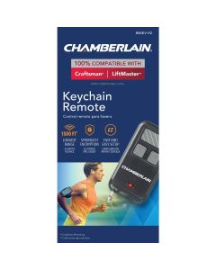 Chamberlain 3-Button Black Garage Door Remote Keychain