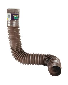 Spectra Metals Ground Spout 22 In. to 48 In. Stone K-Style Polypropylene Downspout Extender