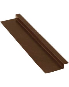 NorWesco 3/8 In. x 5/8 In. x 2 In. x 10 Ft. Brown Galvanized Ply Edge Z-Style Flashing