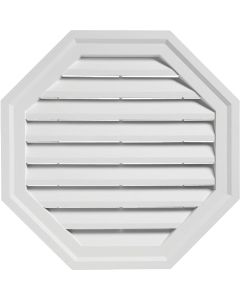 Ply Gem 18" Octagon White Gable Attic Vent