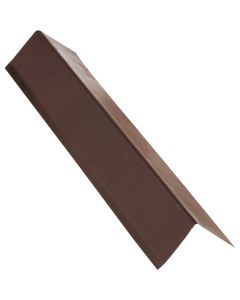 NorWesco A 2 In. X 2 In. Galvanized Steel Roof & Drip Edge Flashing, Brown