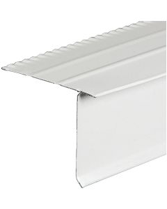 Amerimax F5S Aluminum Drip Edge Flashing, White